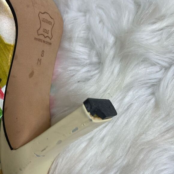 Paul Mèlian patent multi color marble prints slip on pumps square toe si… - Picture 11 of 12